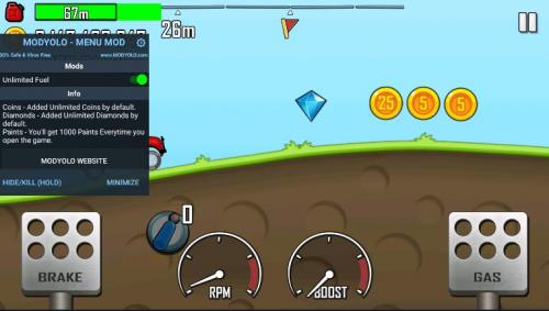 登山赛车无限币