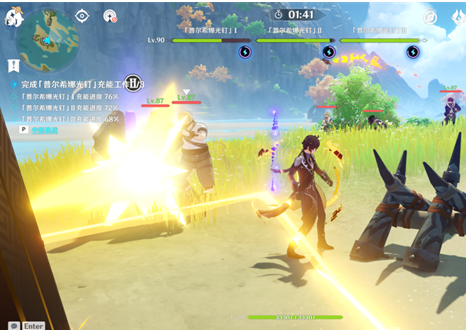 原神古时孤影中期瑶光滩采样点的具体位置在哪里