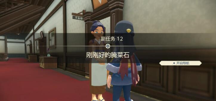 宝可梦传说阿尔宙斯副任务12刚刚好的腌菜石攻略