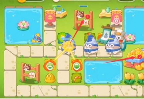 保卫萝卜4白萝卜传奇34关完美满星通关攻略介绍