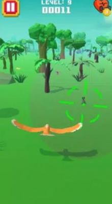 猛禽愤怒的小鸟猎杀动物