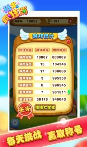 糖果疯狂消红包版截图3