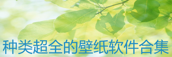 种类超全壁纸软件合集