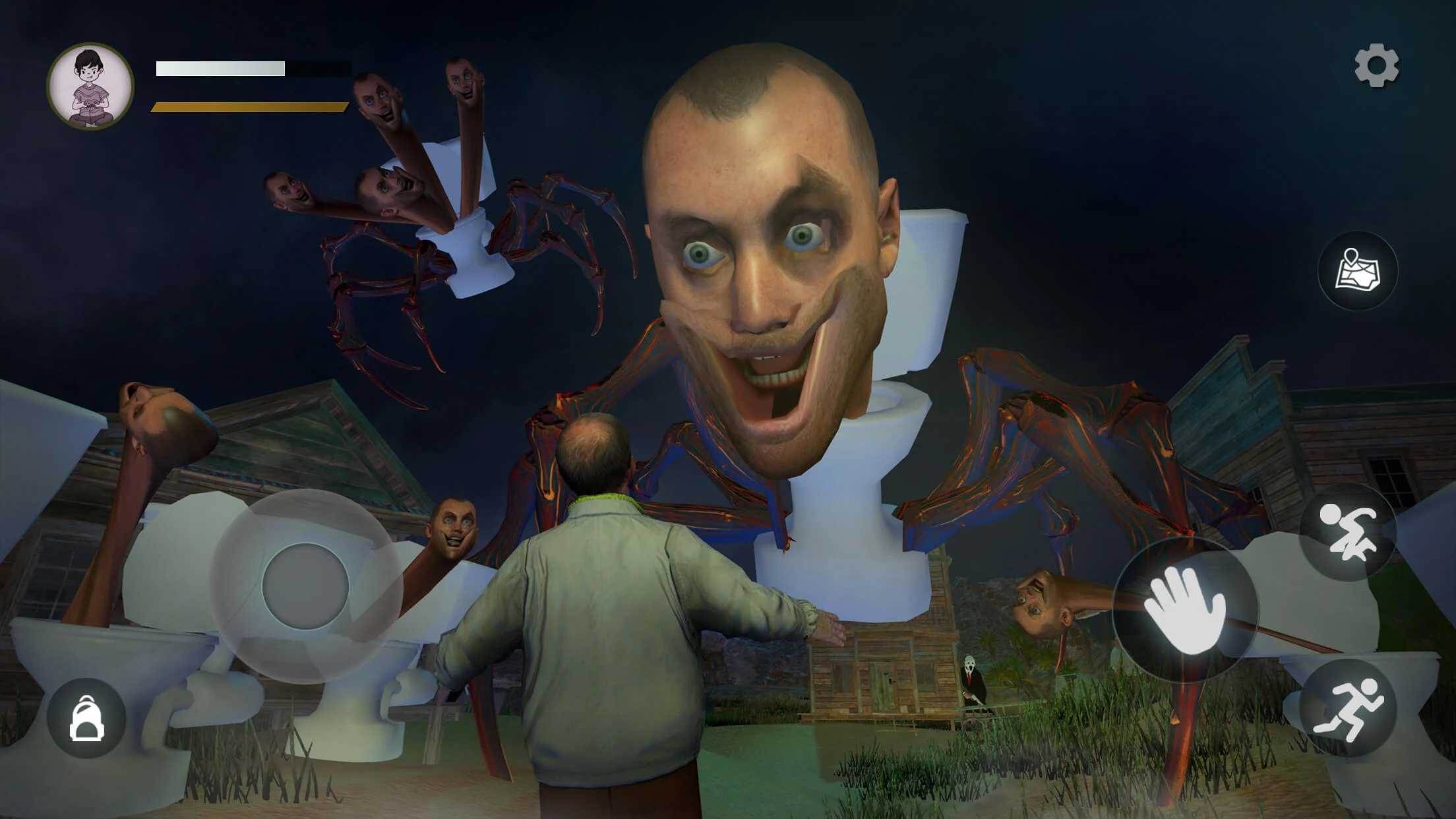 马桶人vs蜘蛛火车截图3