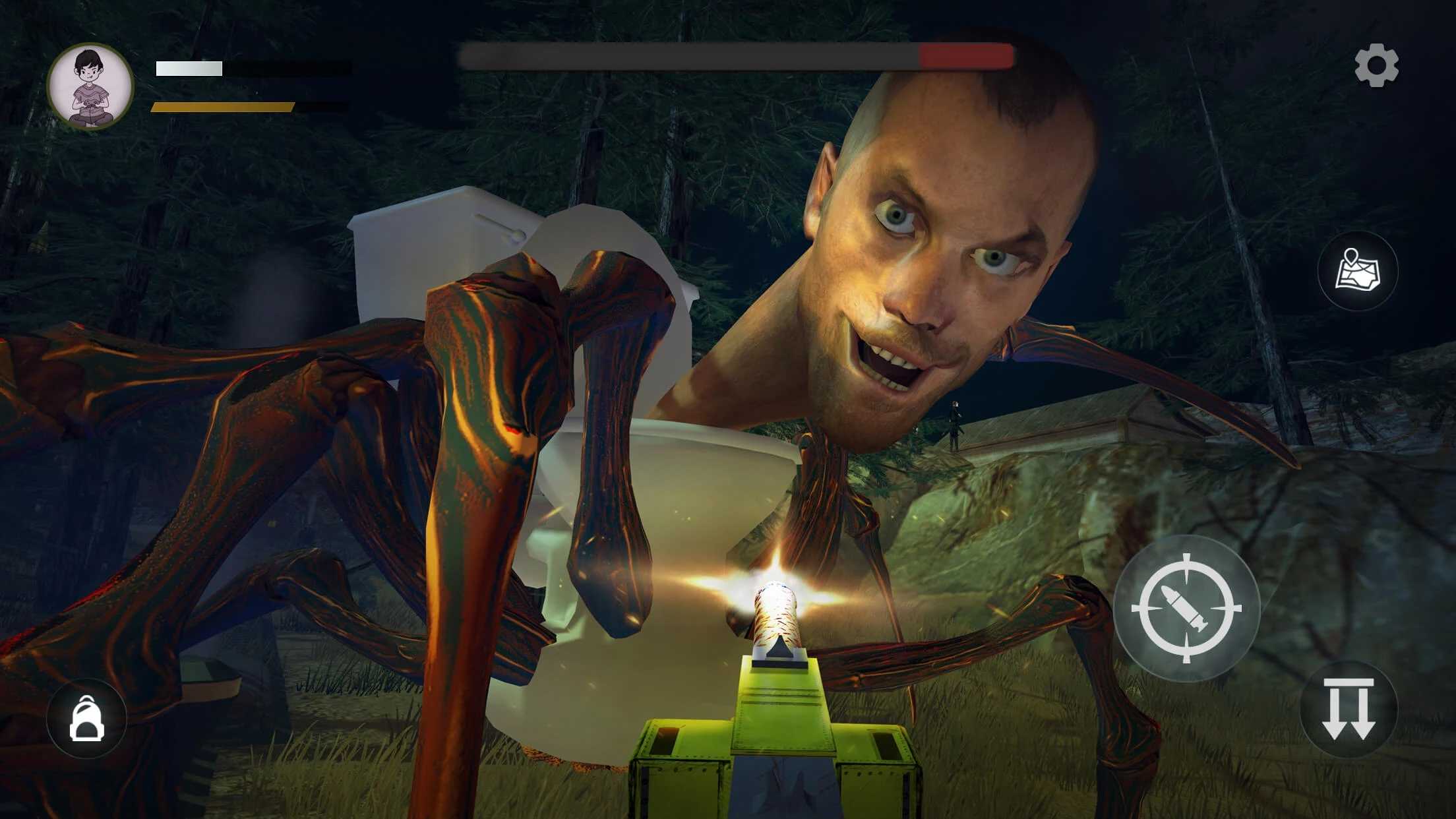 马桶人vs蜘蛛火车截图2