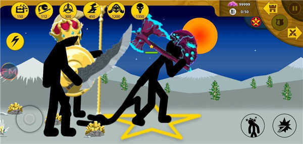 火柴人战争遗产旧版本无限钻石版截图1