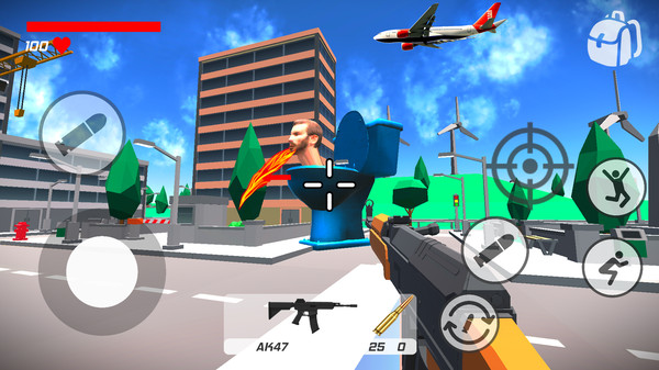 监控人大战马桶人截图2