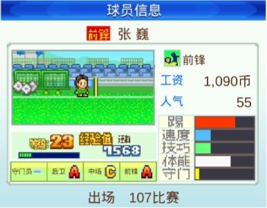 冠军足球物语2内置修改器