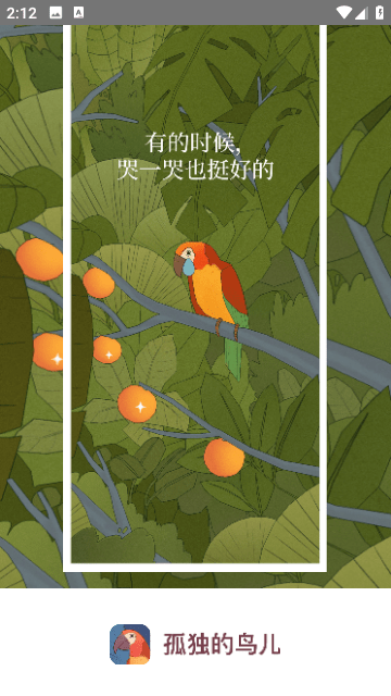 孤独的鸟儿无广告