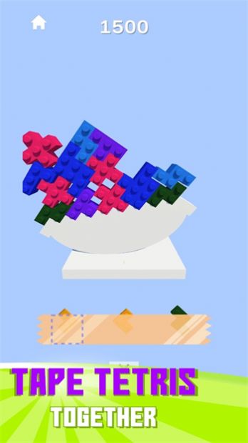 俄罗斯方块盖宝塔截图2