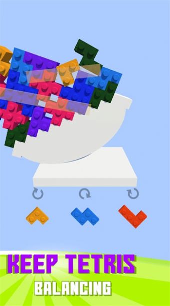 俄罗斯方块盖宝塔截图1