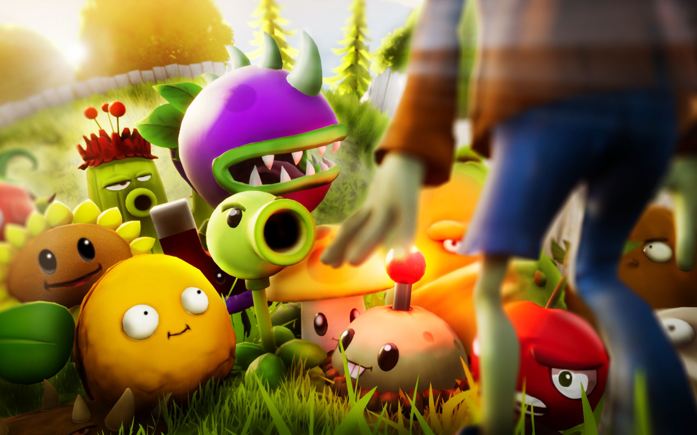 一只碧某人植物大战僵尸3d版截图1