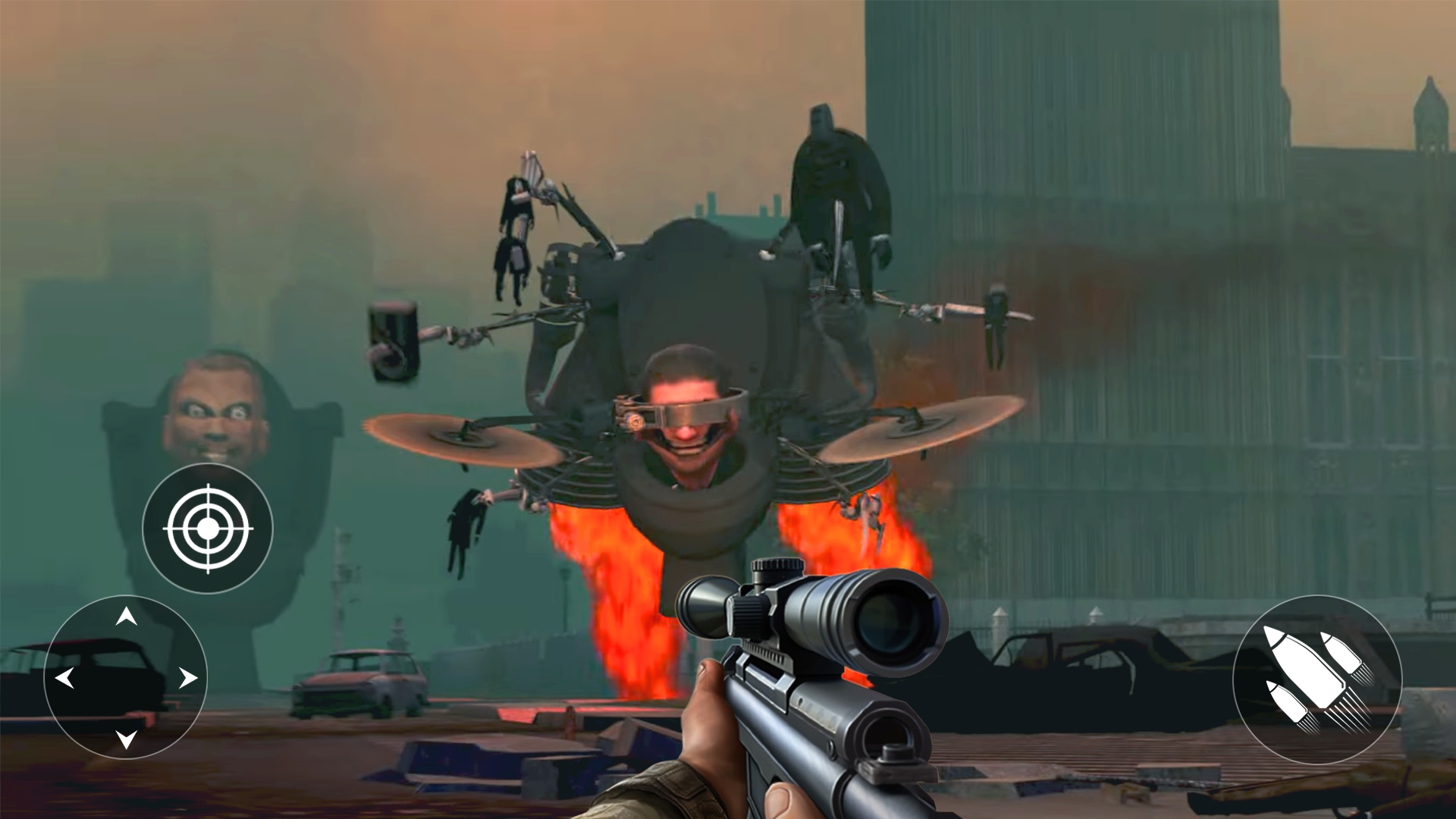 马桶人怪物射击截图4