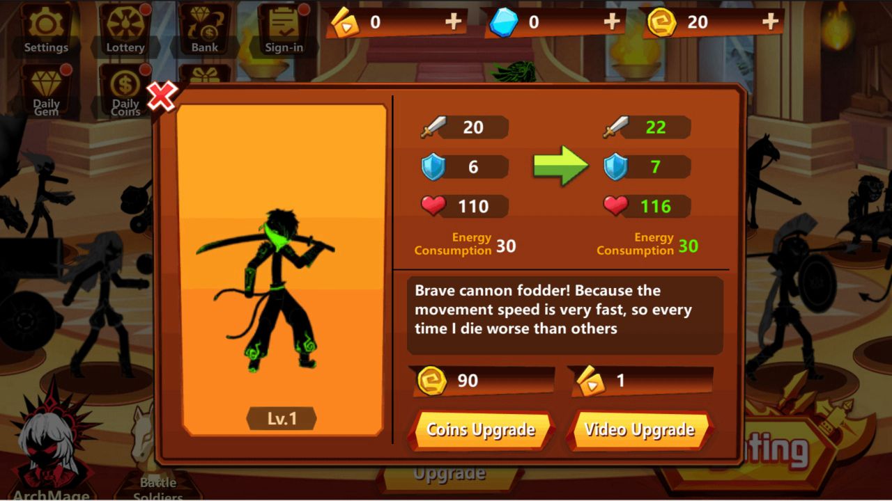 火柴人冲突无限金币版截图2