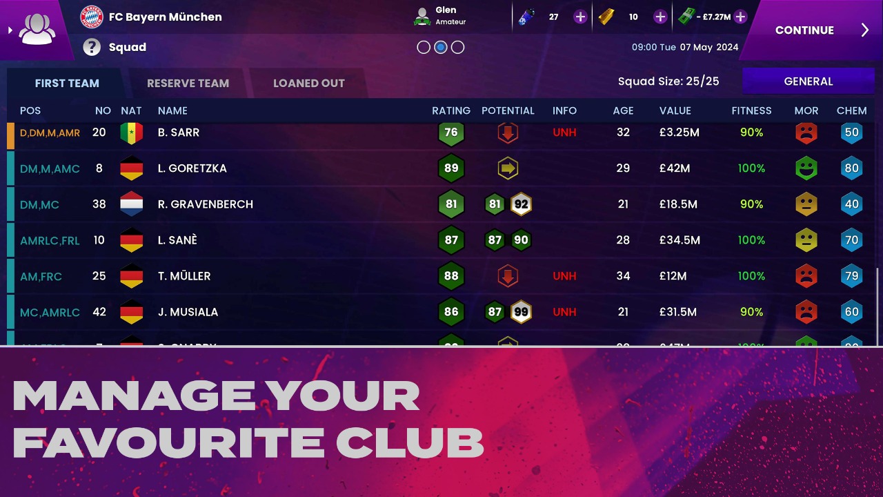 足球经理人手游截图1