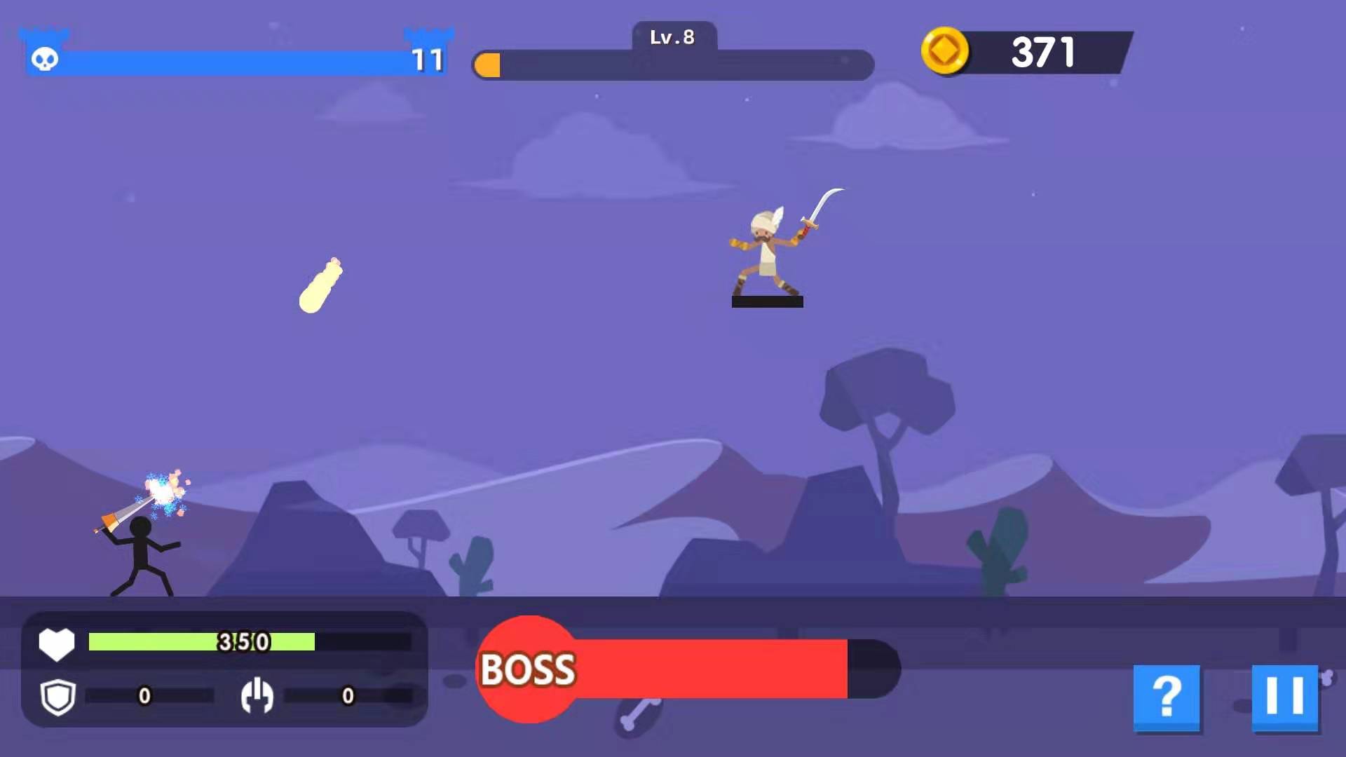 火柴人神射手无限金币无限钻石版截图1