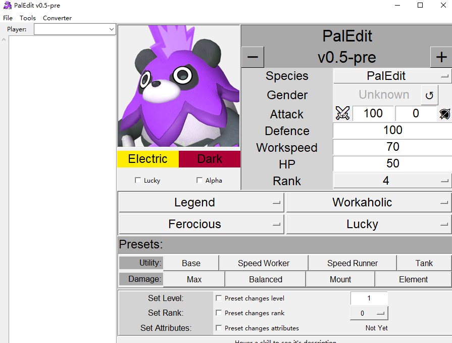 幻兽帕鲁存档编辑器截图2