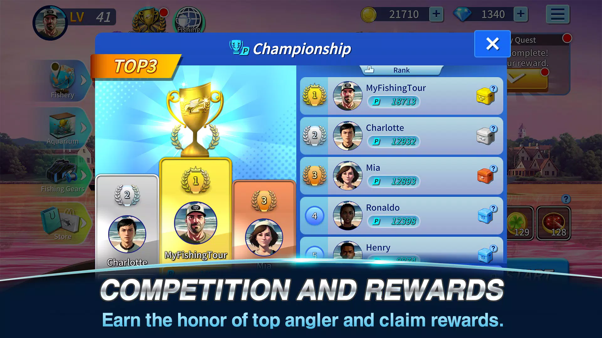 我的钓鱼之旅游戏截图1