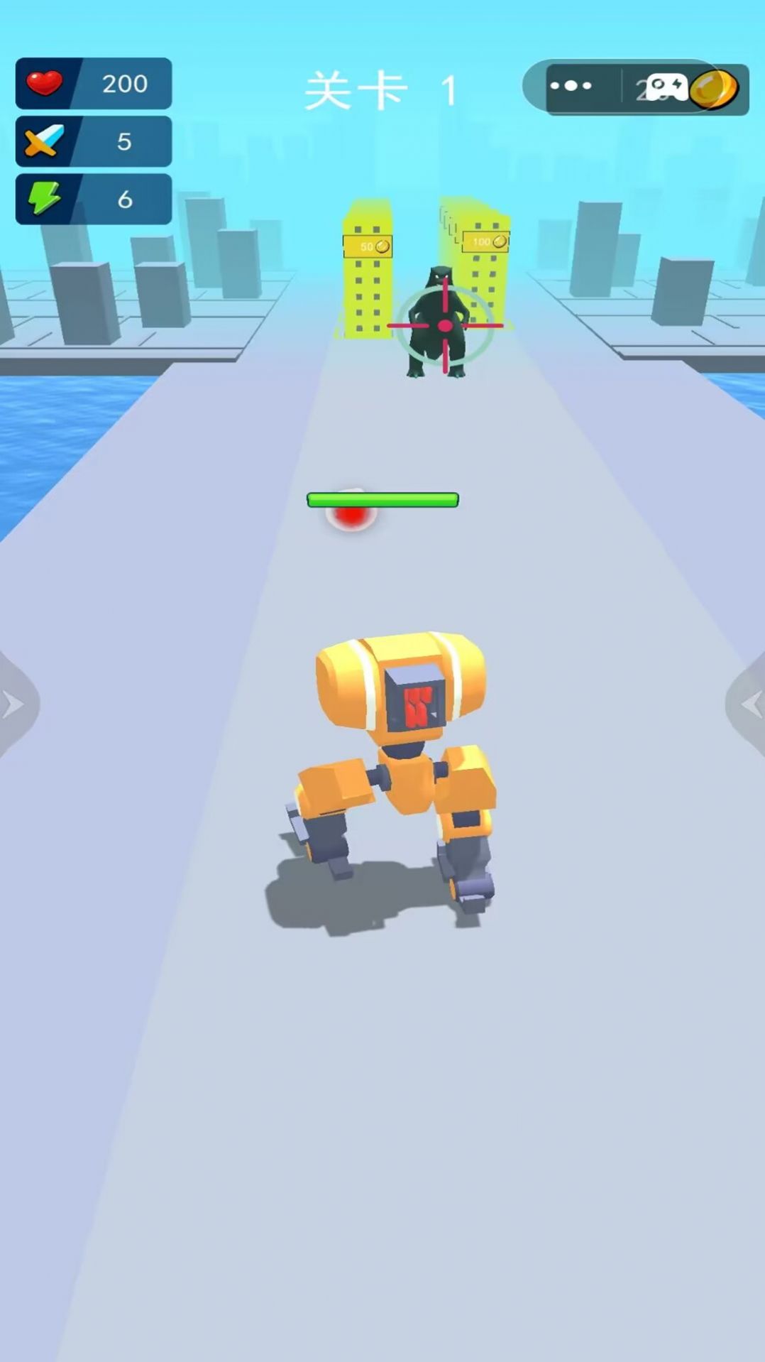 变形机甲向前冲游戏