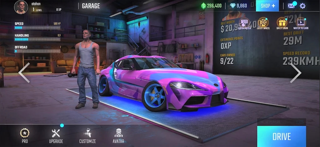 极限汽车驾驶模拟器内置菜单