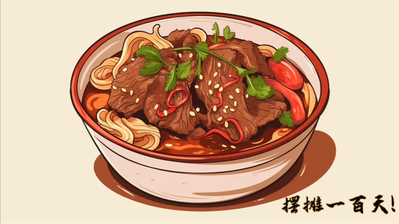 摆摊一百天免广告