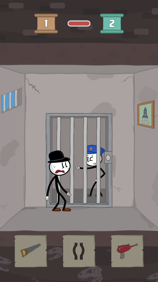 逃离监狱火柴人9汉化版截图2
