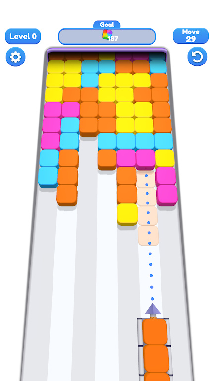 连锁方块消除游戏