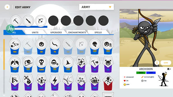 火柴人战争遗产雕像皮肤