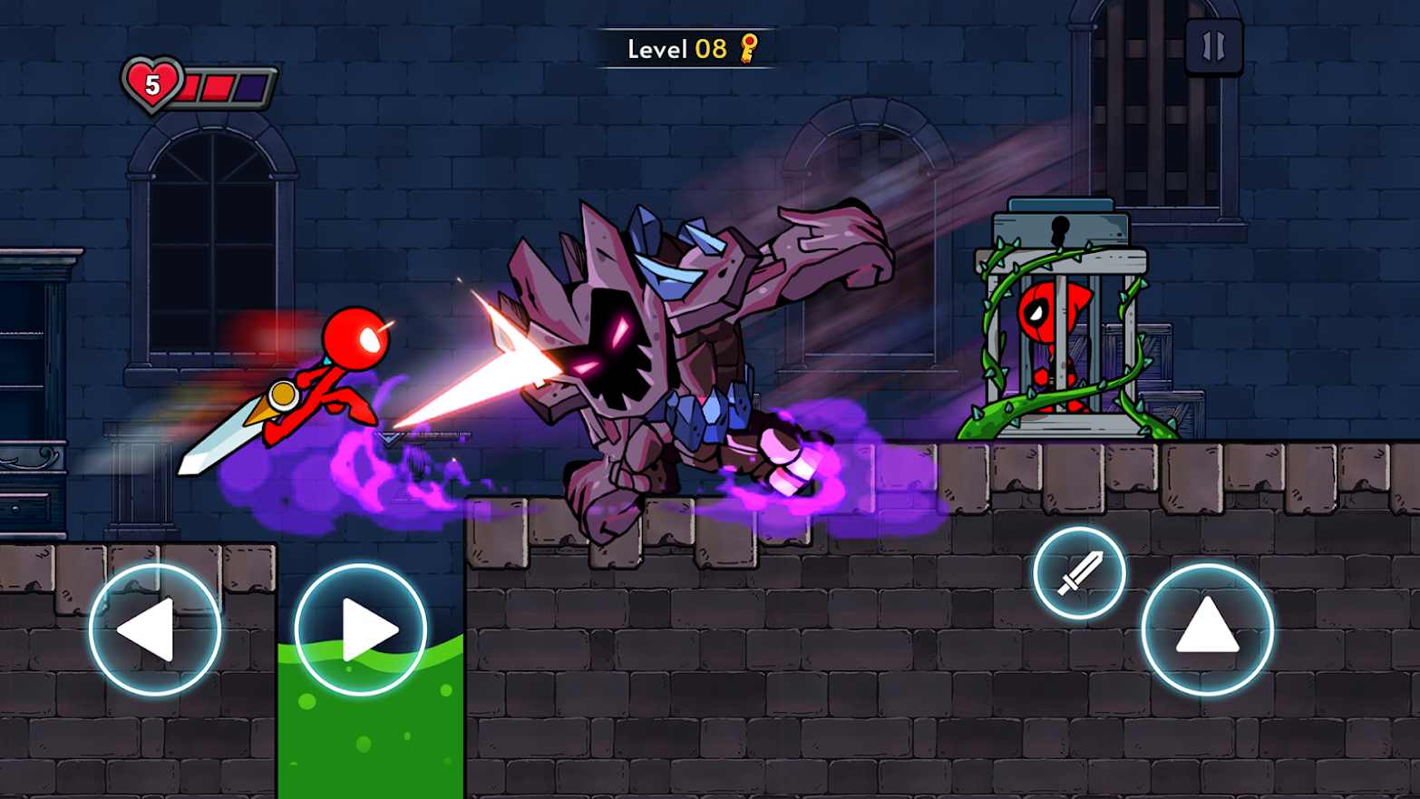 红色火柴人冒险截图4