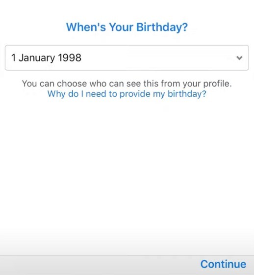 Facebook账号注册