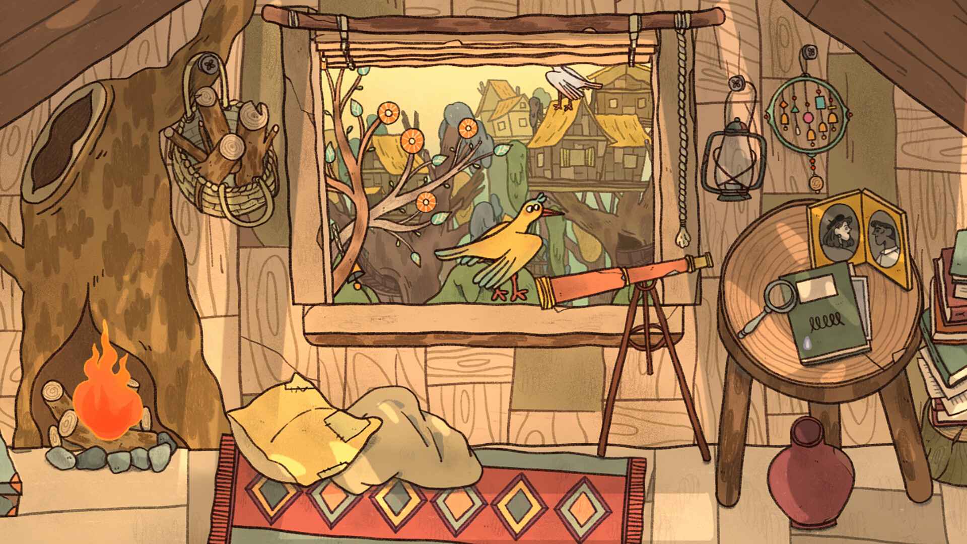 窗台上的蝴蝶截图1