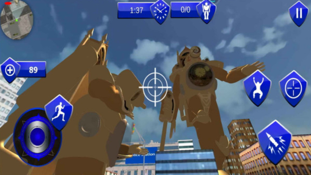 泰坦时钟人对决监控人截图1