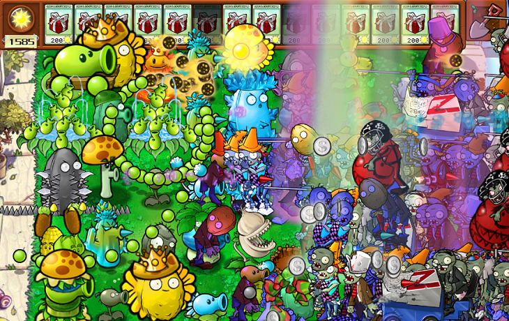 植物大战僵尸杂交版内置菜单截图1