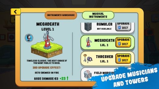 摇滚英雄塔防手机版截图3