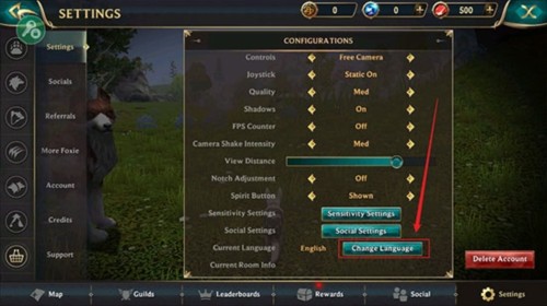 狼传说家园与爱心正版指南怎么设置中文2