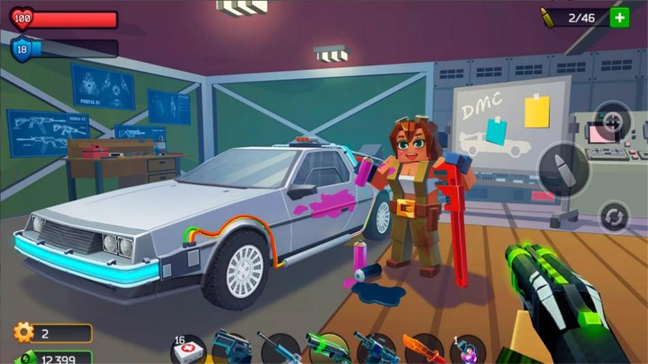 像素战斗僵尸突袭MOD菜单截图2