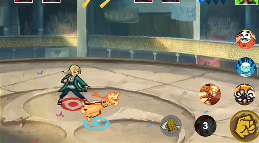 像素火影黄猿九尾查克拉版截图3