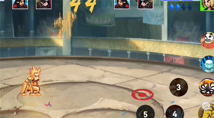 像素火影黄猿九尾查克拉版截图1