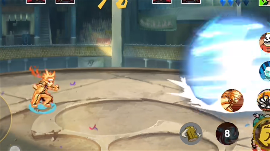 像素火影黄猿九尾查克拉版截图2