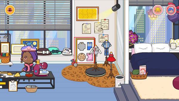 米加小镇面包店和服装店