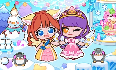 皮皮公主冰雪城堡截图1