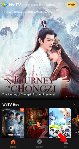 wetv怎么切换中文