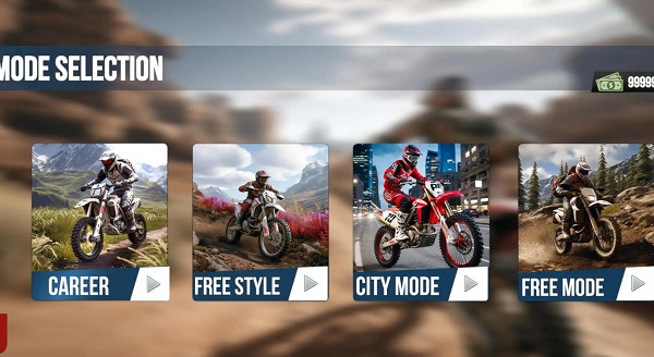 疯狂越野摩托车游戏