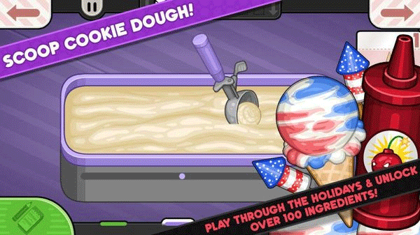 老爹饼干圣代店手游截图3