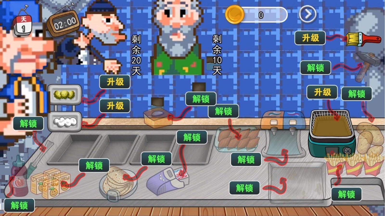 沙威玛像素小店最新版手游截图1