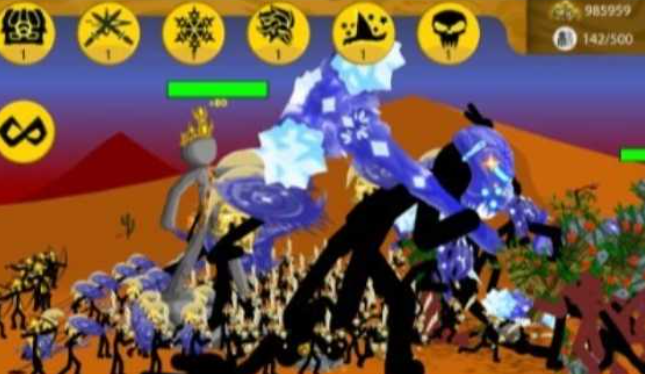 Animugen2048火柴人战争魔改版截图1