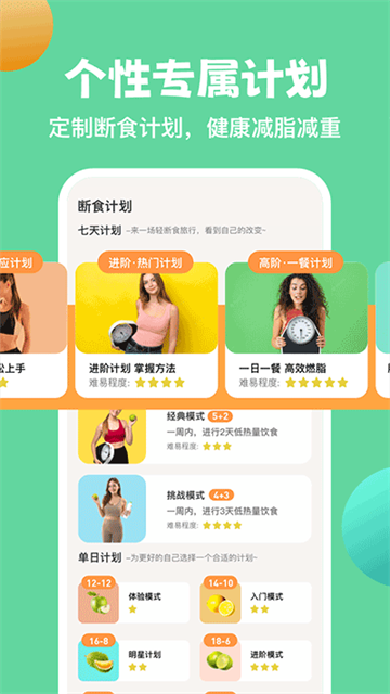 怪兽轻断食减肥安卓手机版截图3