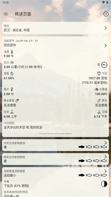 何时钓鱼天气软件(When to Fish)