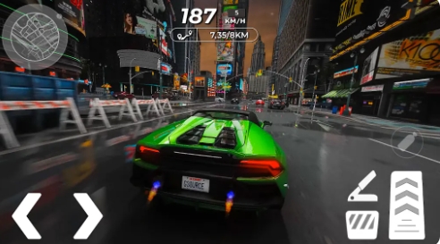 真正的汽车驾驶夜城截图2