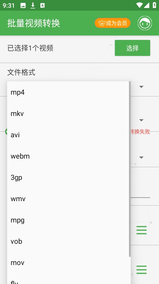 批量视频转换